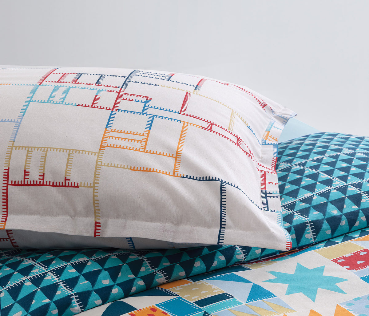 Patchwork Ranforce Dekbedovertrekset - foto 3