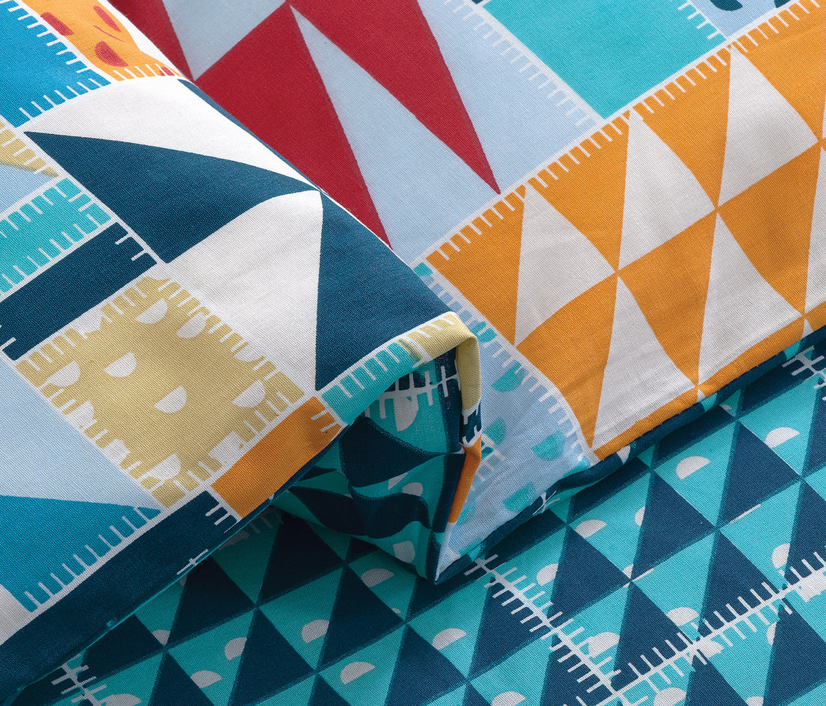 Patchwork Ranforce Dekbedovertrekset - foto 4