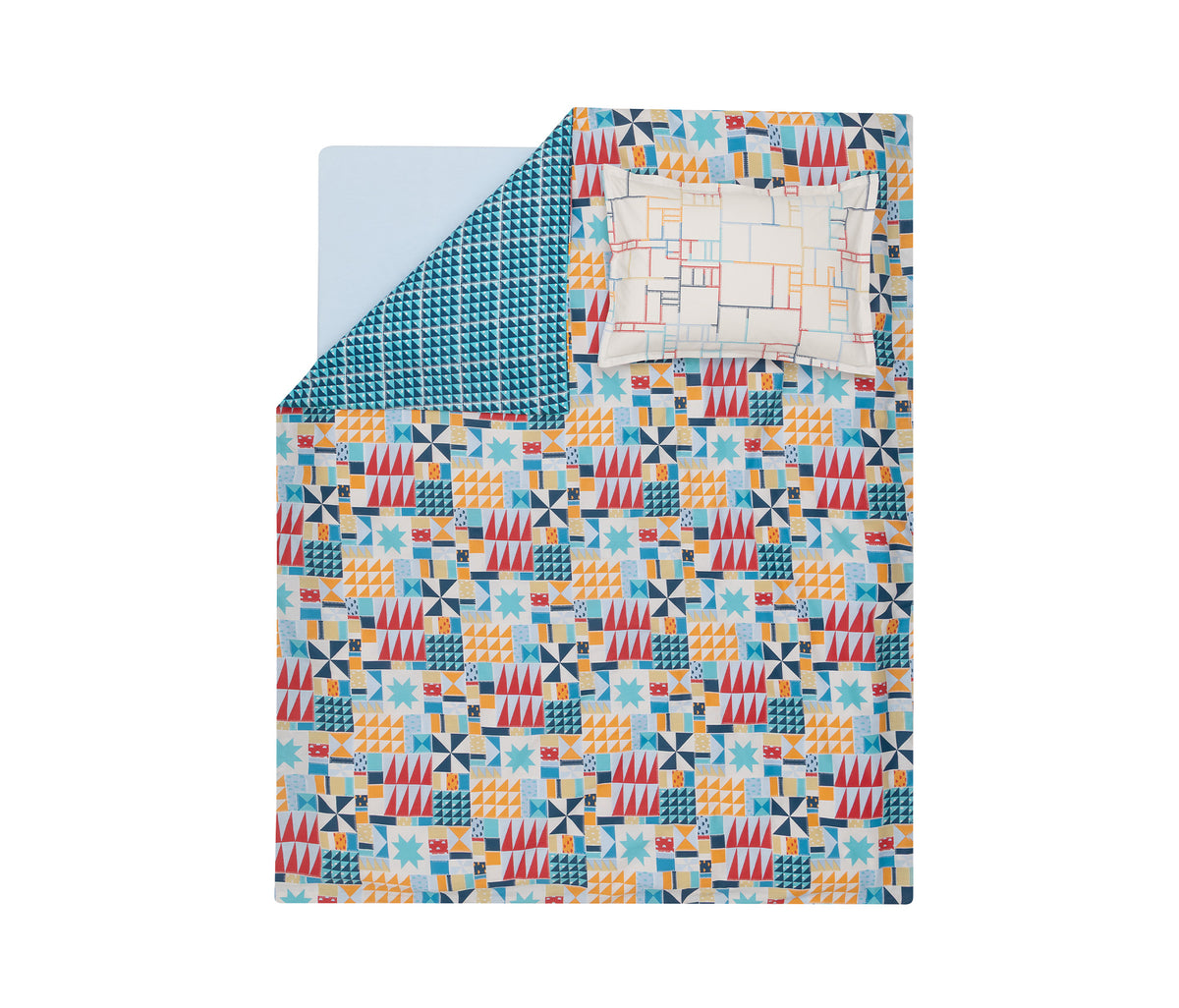 Patchwork Ranforce Dekbedovertrekset - foto 6