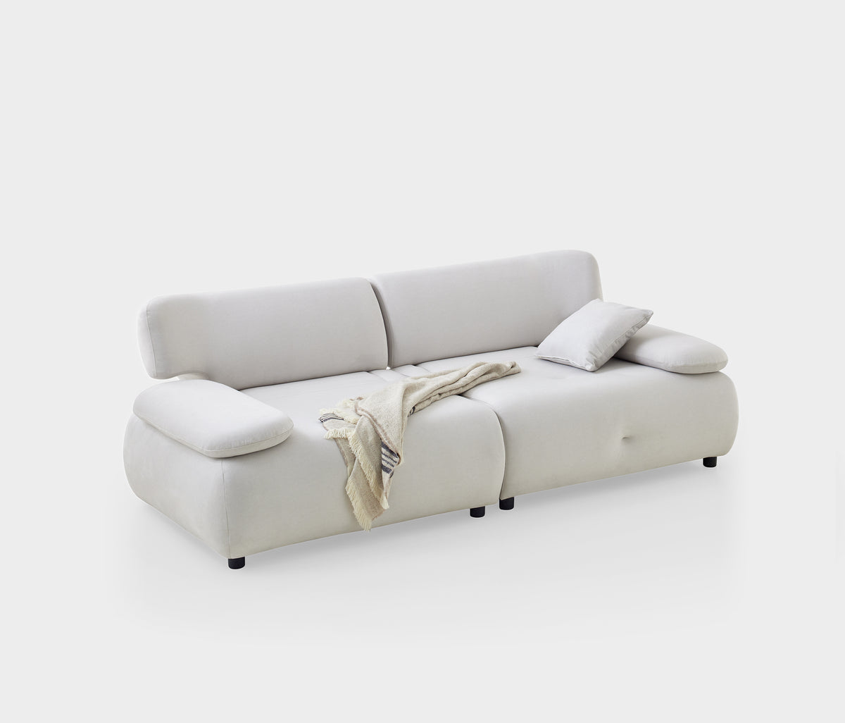 Block Huisdiervriendelijke 3-zitsbank Medium Creme - foto 10