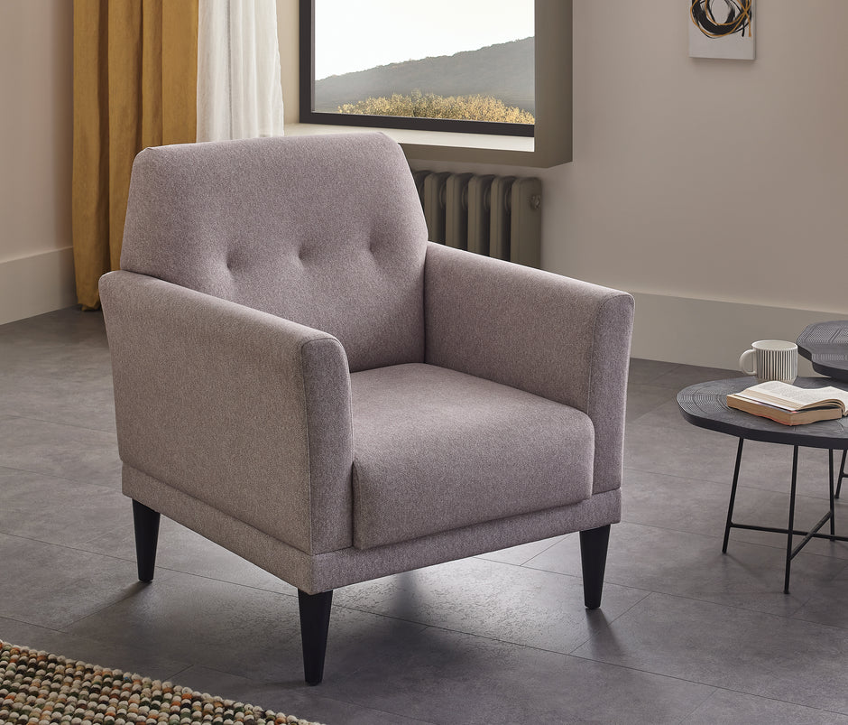 Loreto Plus Fauteuil Fluweel Zand
