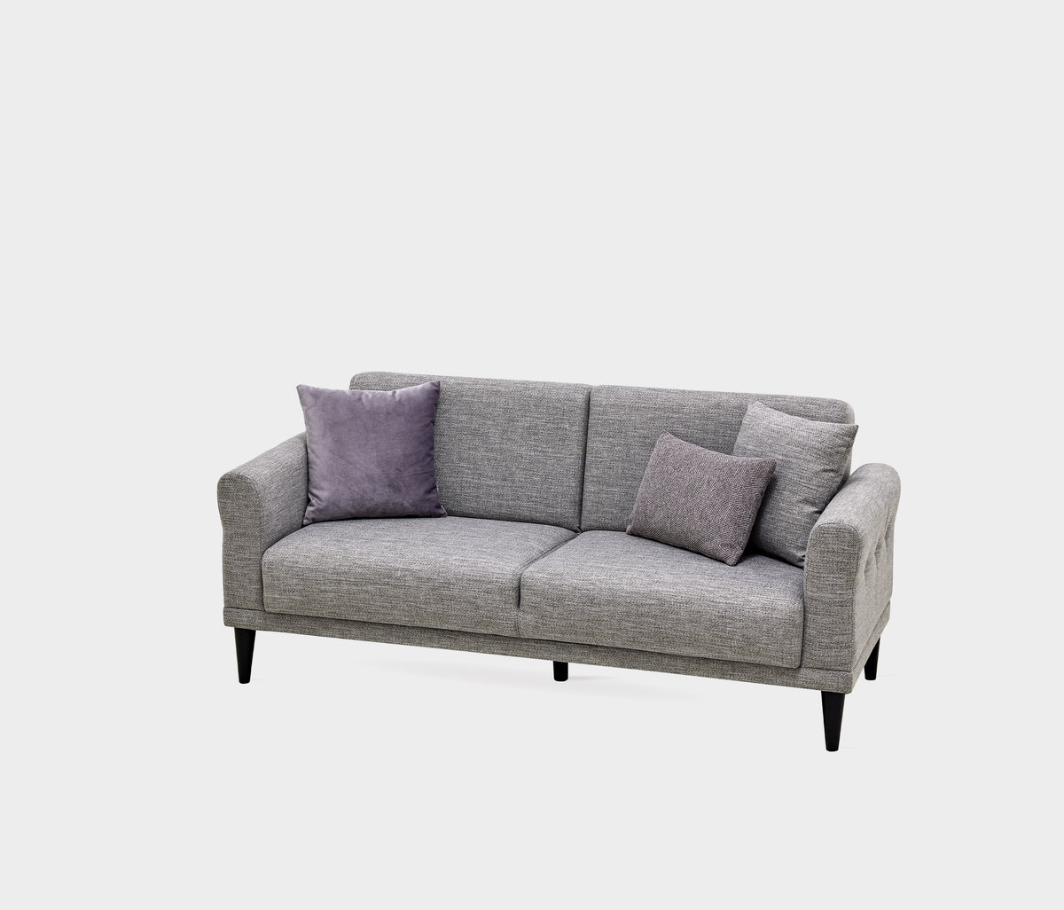 Loreto Plus 2-zitsbank met Slaapfunctie Linnen Look Donkergrijs - foto 6