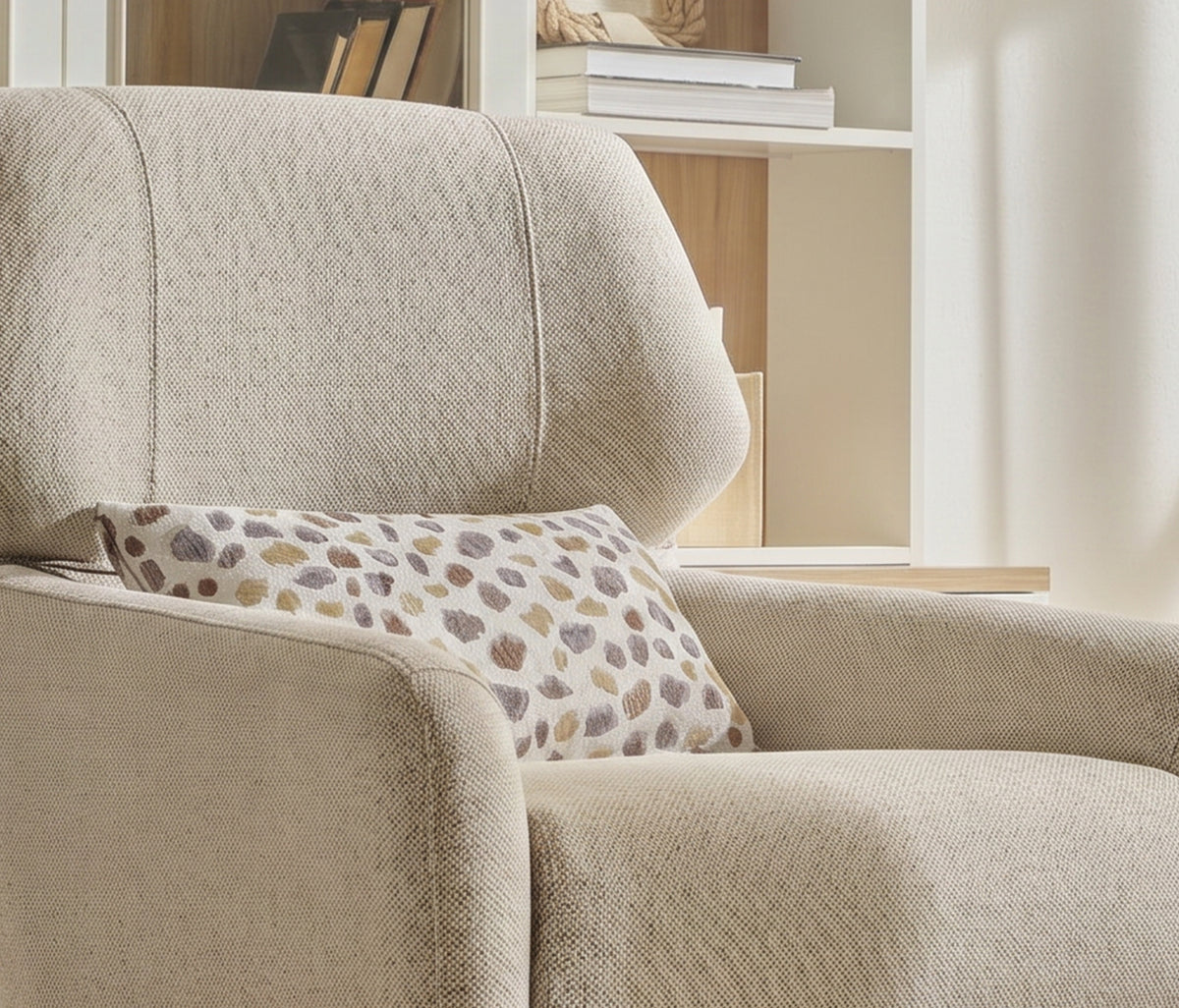 Marsana Fauteuil Linnen Look Beige - foto 3