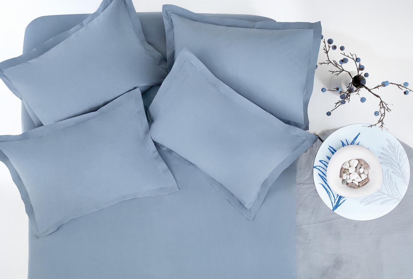 Mix Match Penny Indigo Hoeslaken Eenpersoons