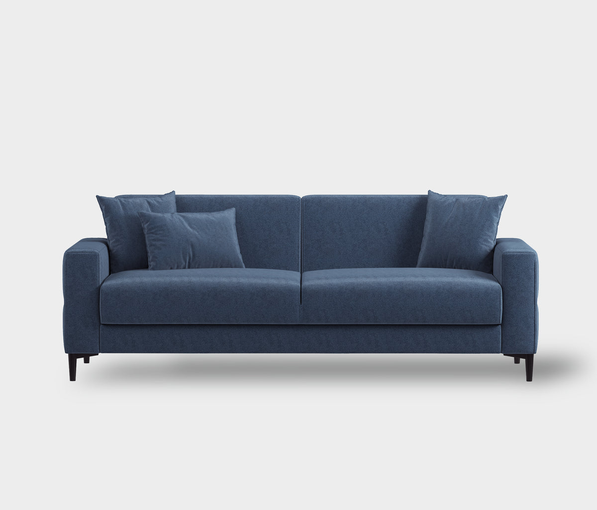 Briza Plus 3-zitsbank met Slaapfunctie Fluweel Marineblauw - foto 2