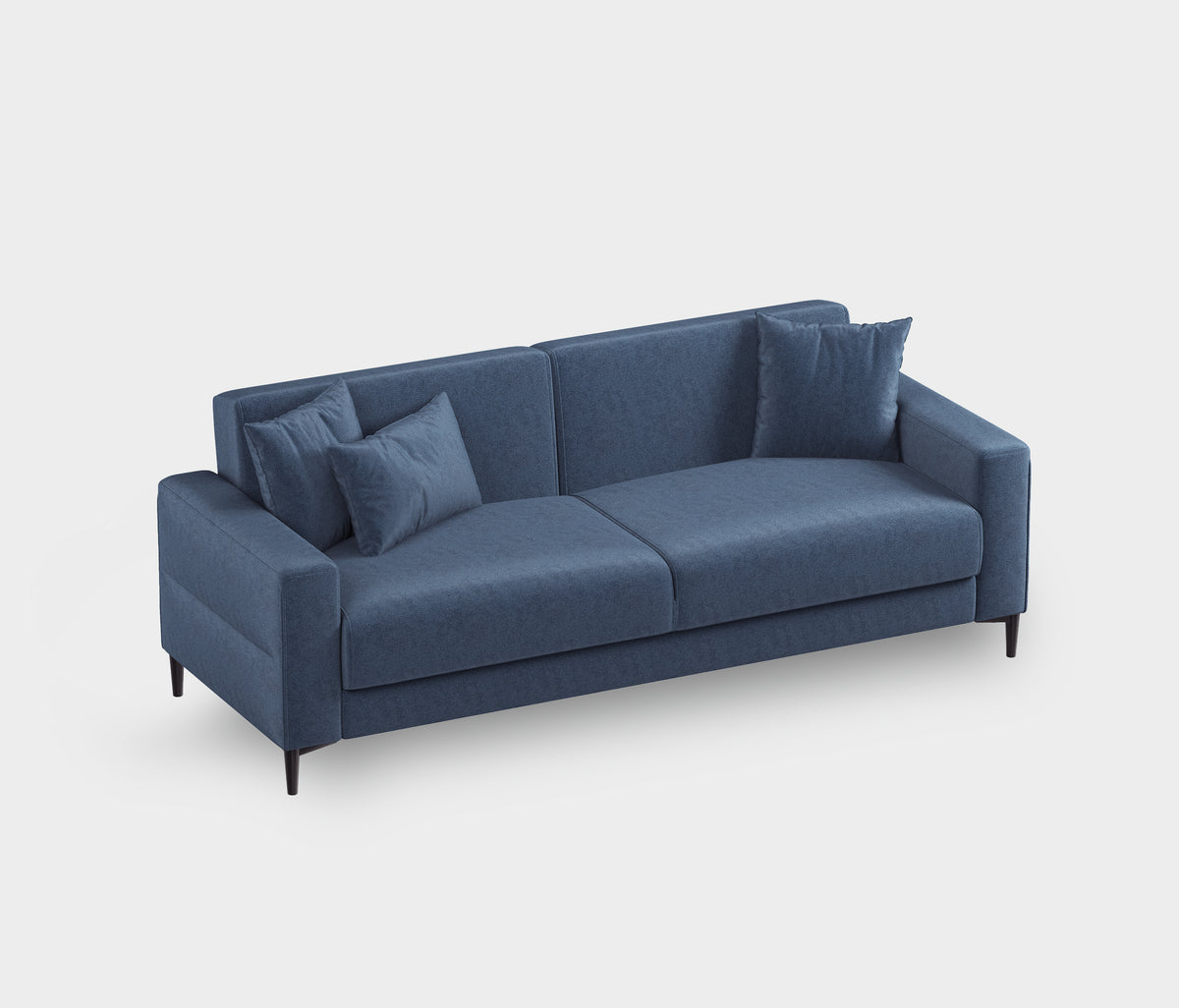 Briza Plus 3-zitsbank met Slaapfunctie Fluweel Marineblauw - foto 13
