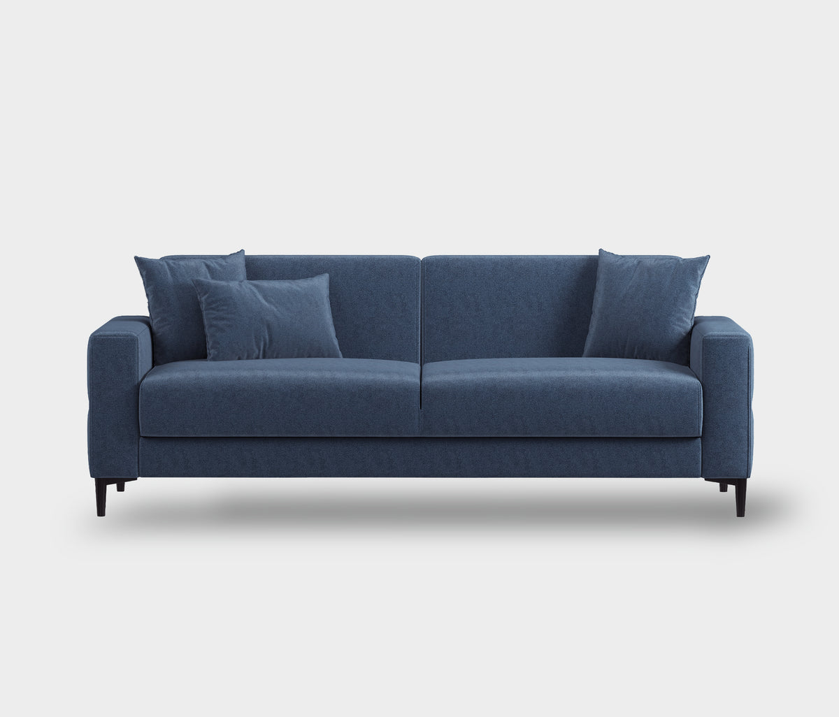Briza Plus 3-zitsbank met Slaapfunctie Fluweel Marineblauw