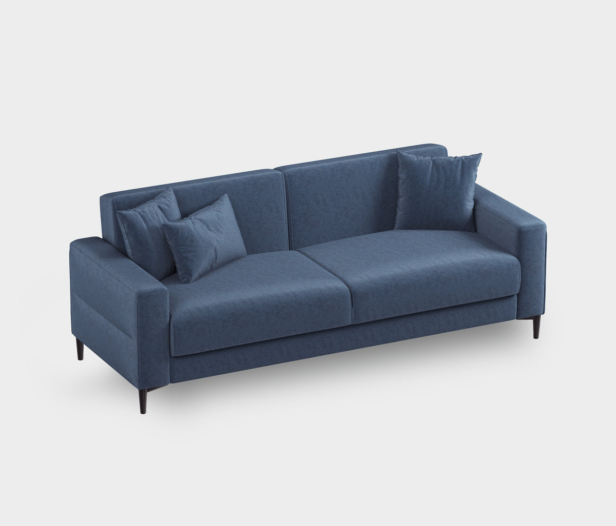Briza Plus 3-zitsbank met Slaapfunctie Fluweel Marineblauw - foto 5
