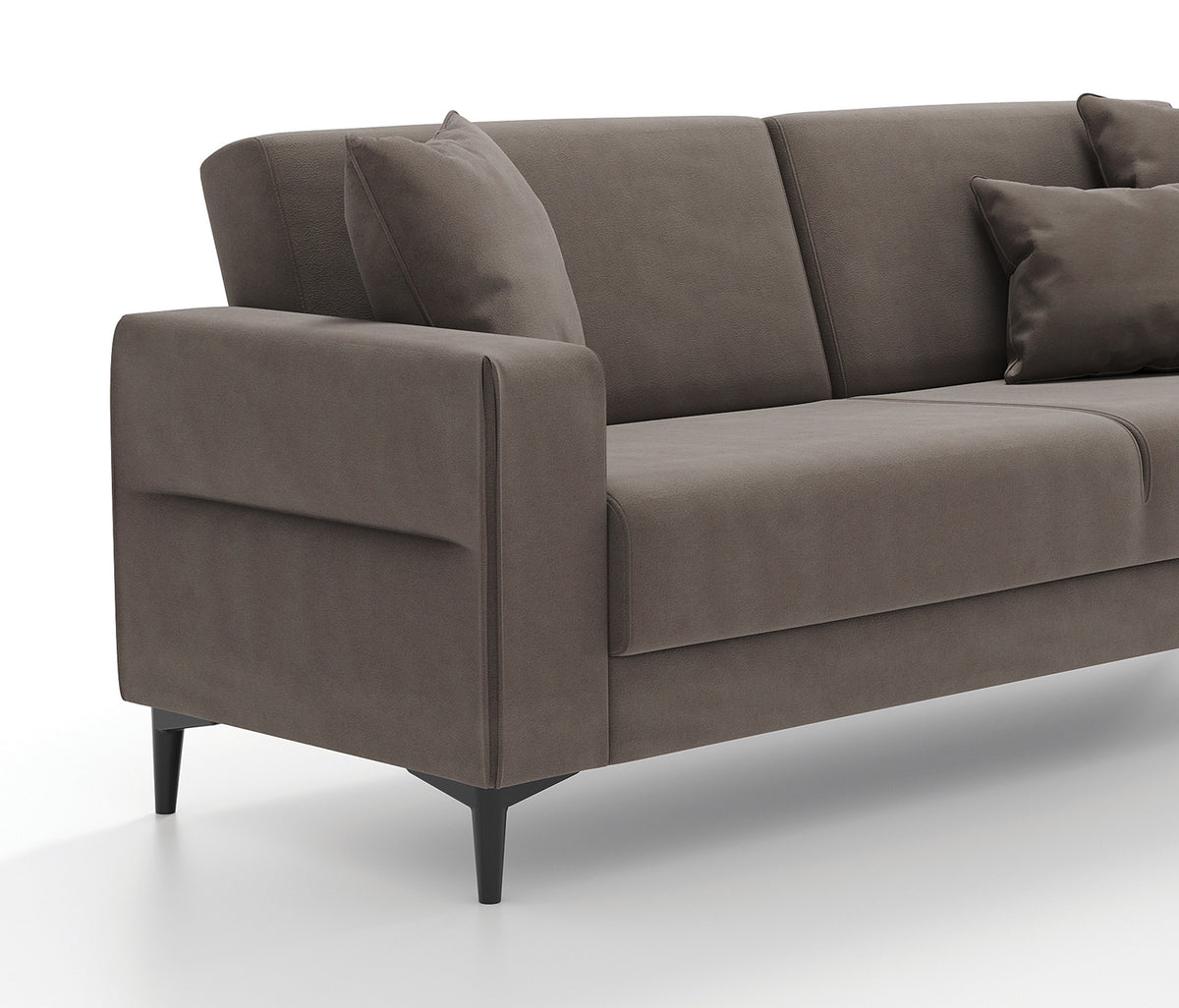 Briza Plus 3-zitsbank met Slaapfunctie Fluweel Marineblauw - foto 11