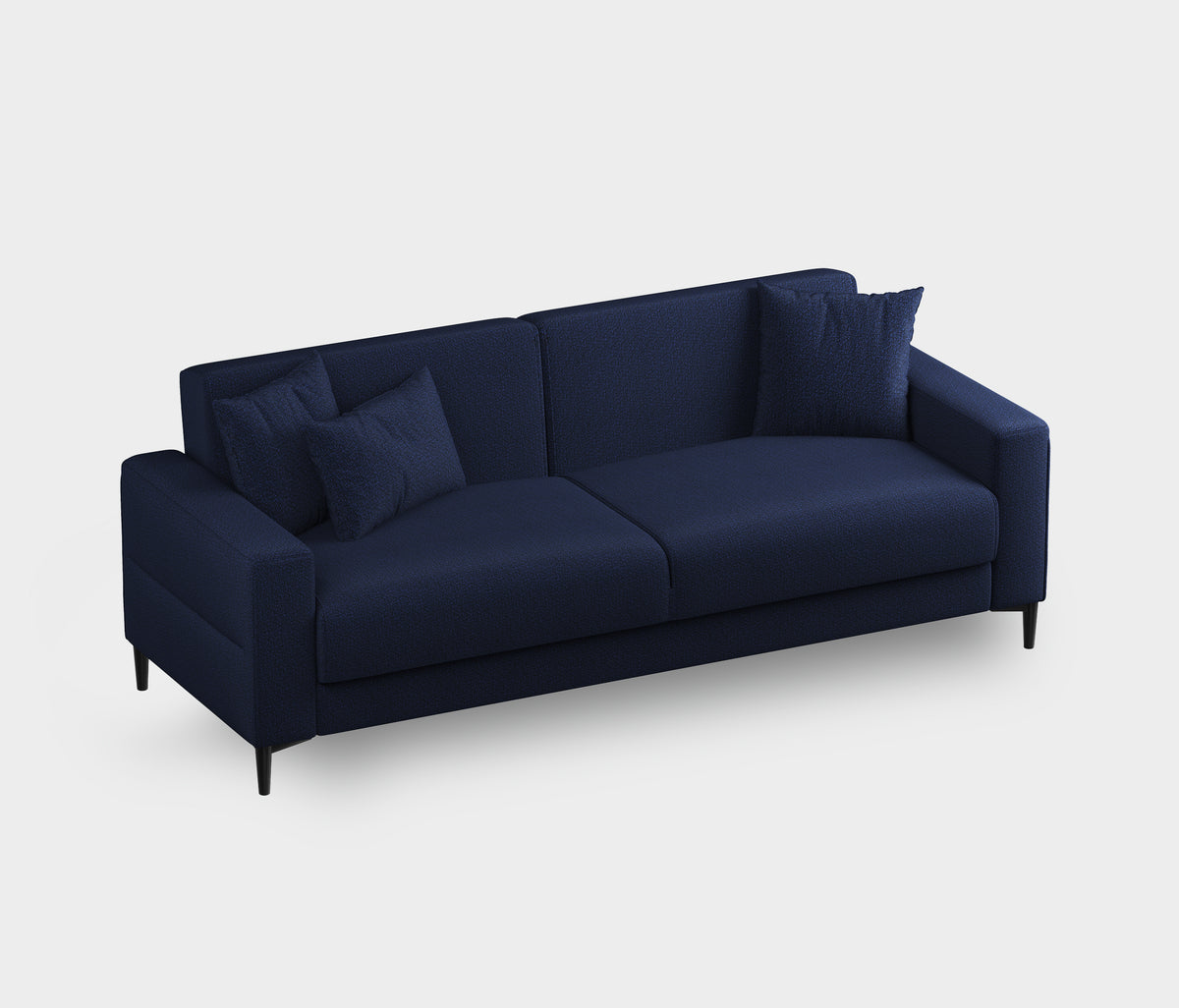 Briza Plus 3-zitsbank met Slaapfunctie Fluweel Marineblauw - foto 21