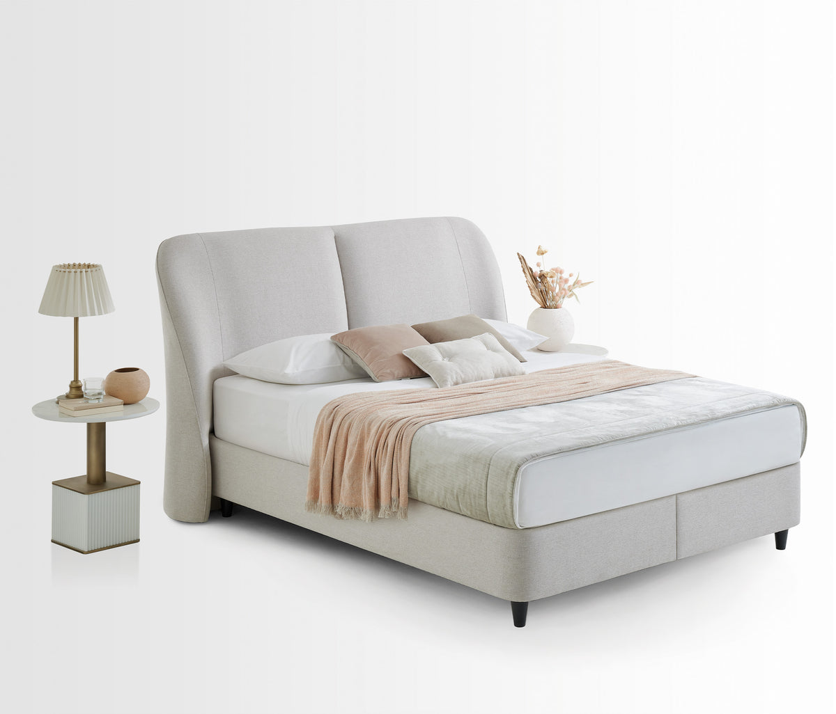 New Lotto & Marlin Boxspring en Hoofdbord 2-delige Set - foto 4
