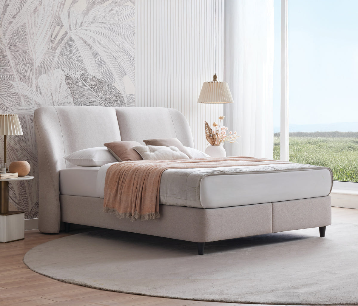 New Lotto & Marlin Boxspring en Hoofdbord 2-delige Set - foto 6
