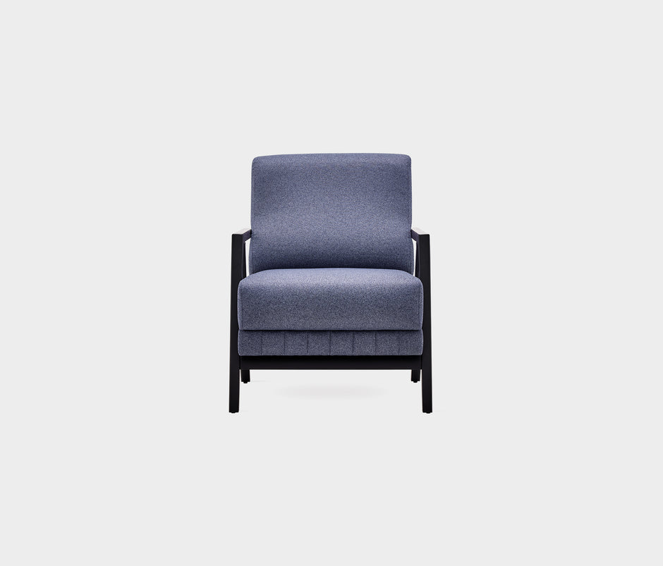 Pavia Fauteuil Fluweel Marineblauw