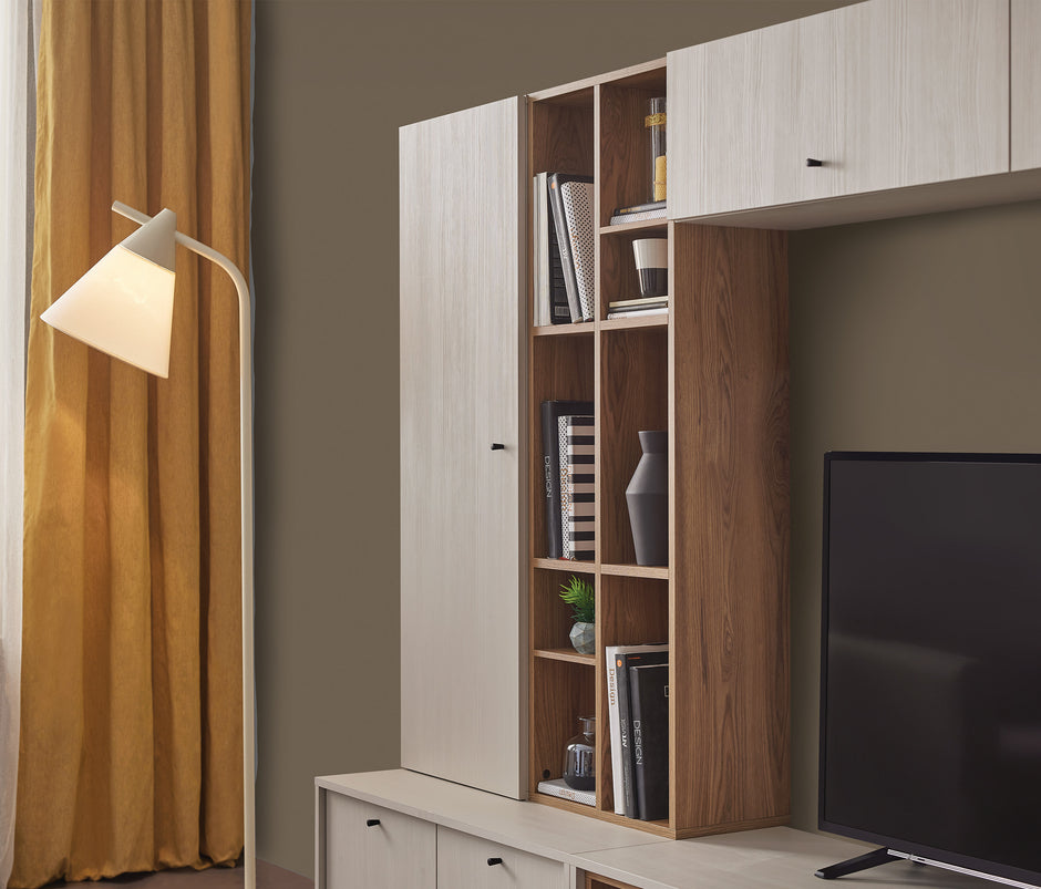 Loreto TV-meubel Boekenkastmodule