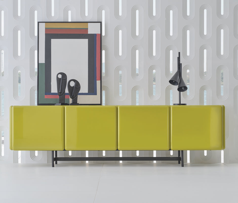 Malibu Dressoir Gelakt 100% MDF Olijfgroen