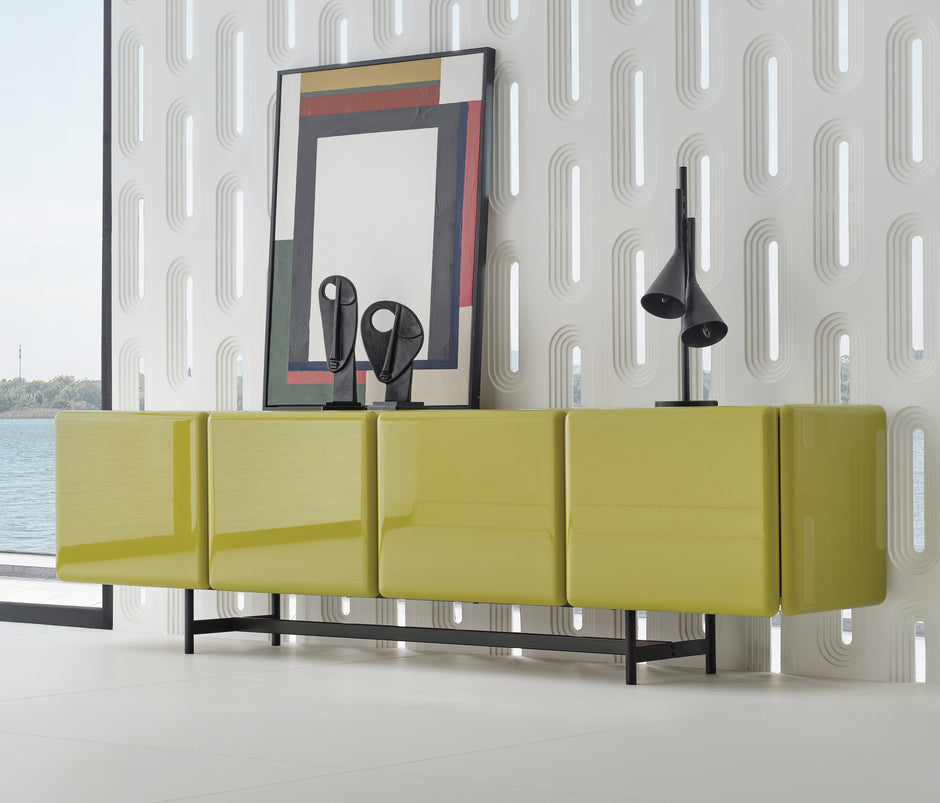 Malibu Dressoir Gelakt 100% MDF Olijfgroen