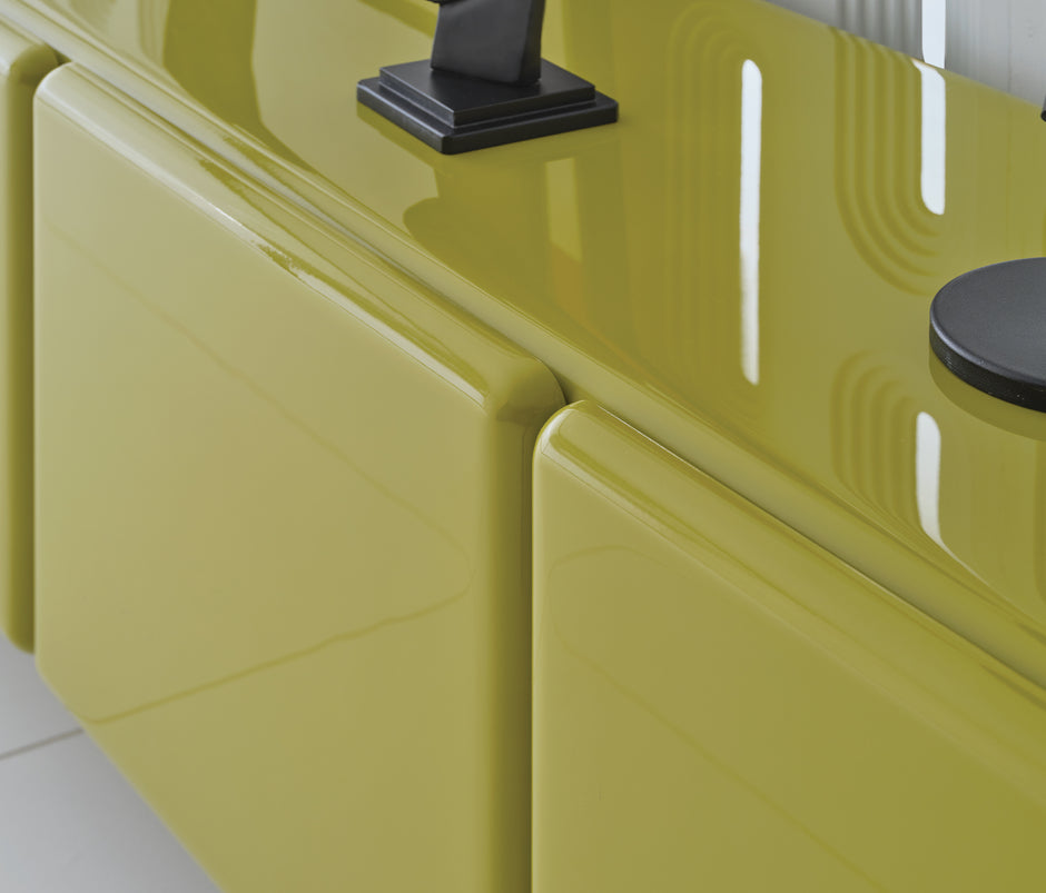 Malibu Dressoir Gelakt 100% MDF Olijfgroen