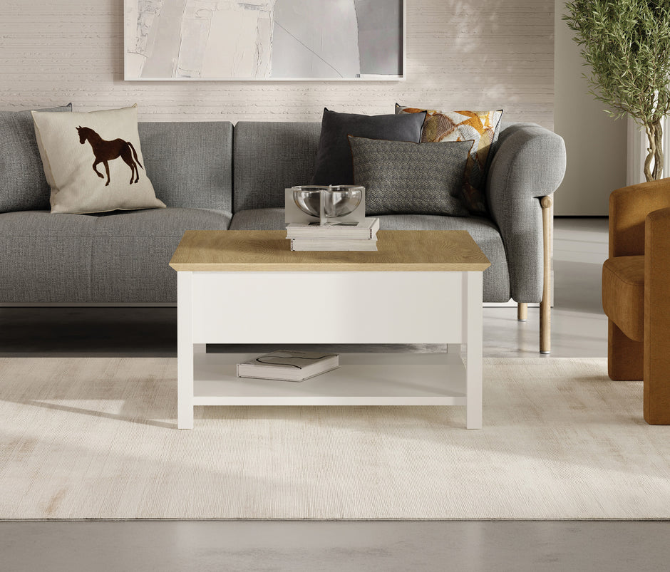 Marsell Salontafel MDF Wit-Eiken (14311751)