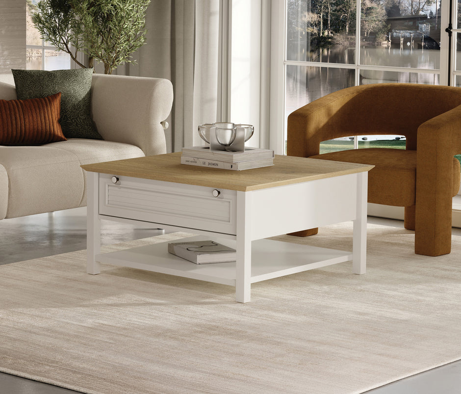Marsell Salontafel MDF Wit-Eiken (14311751)