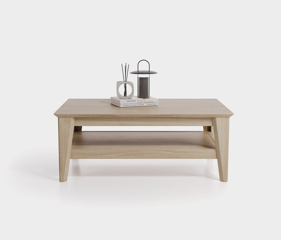 Verona Rechthoekige Salontafel met Plank
