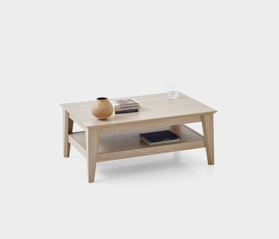 Verona Rechthoekige Salontafel met Plank