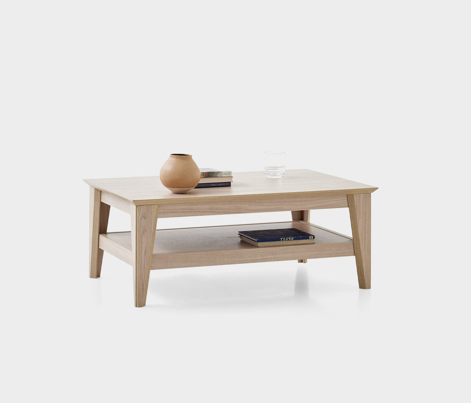 Verona Rechthoekige Salontafel met Plank