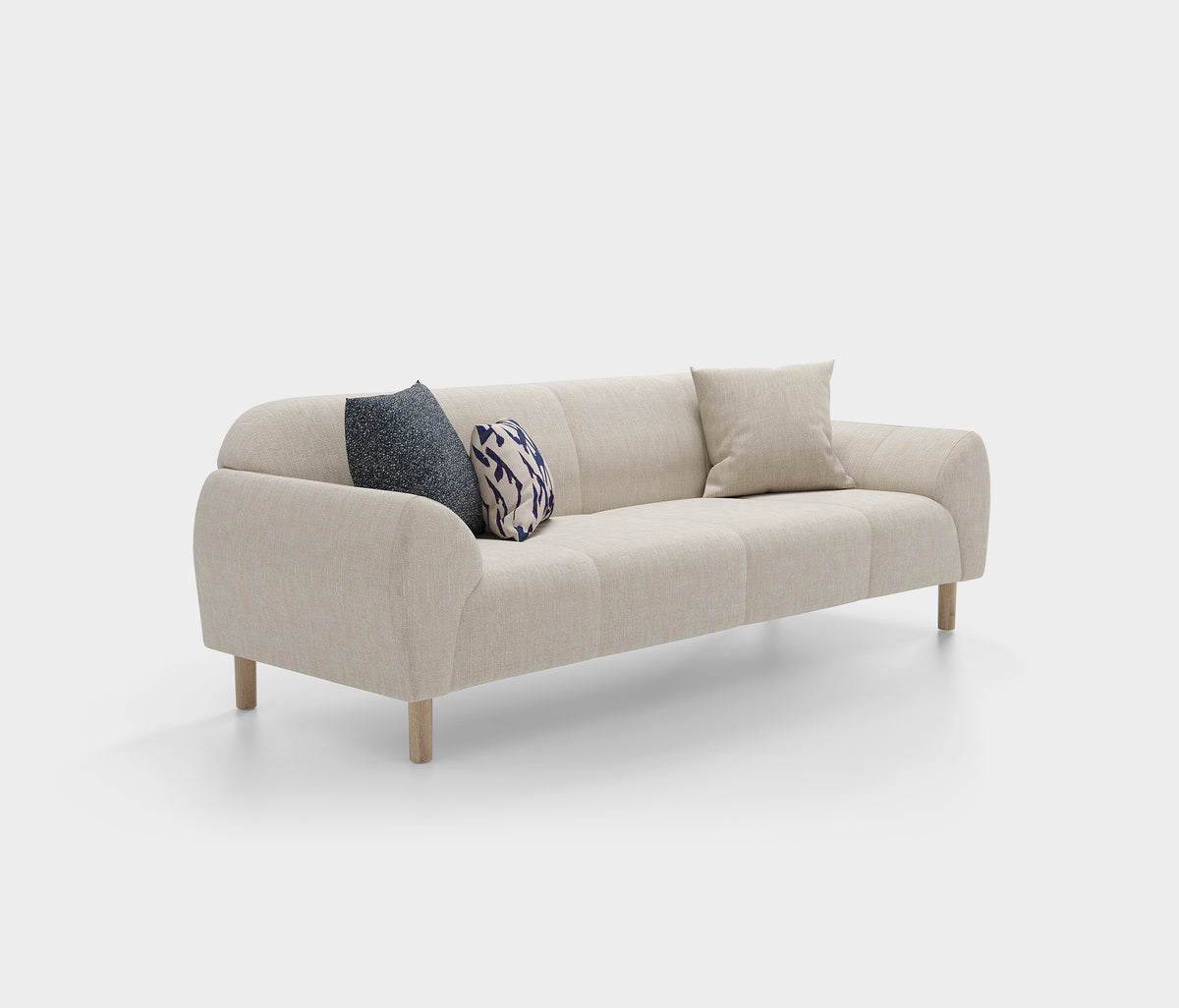 Segura 3-zitsbank met Slaapfunctie Linnen Look Beige - foto 5