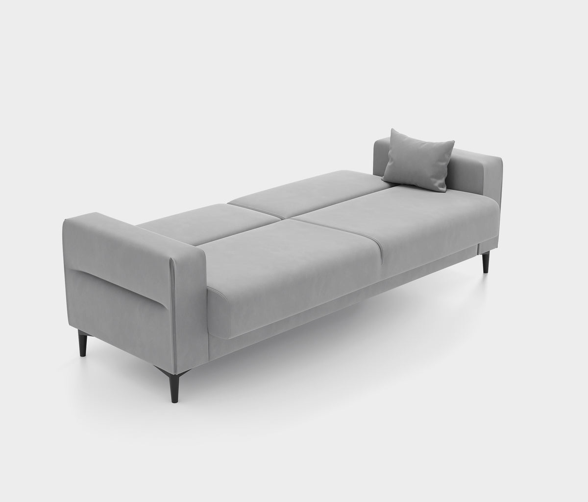 Briza Plus 3-zitsbank met Slaapfunctie Fluweel Grijs - foto 10