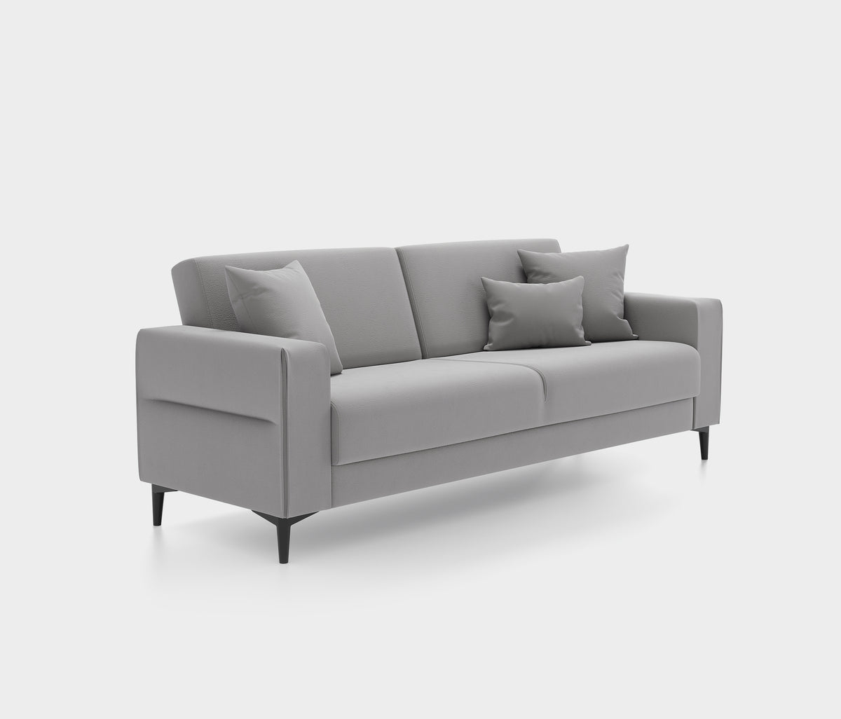 Briza Plus 3-zitsbank met Slaapfunctie Fluweel Grijs - foto 16