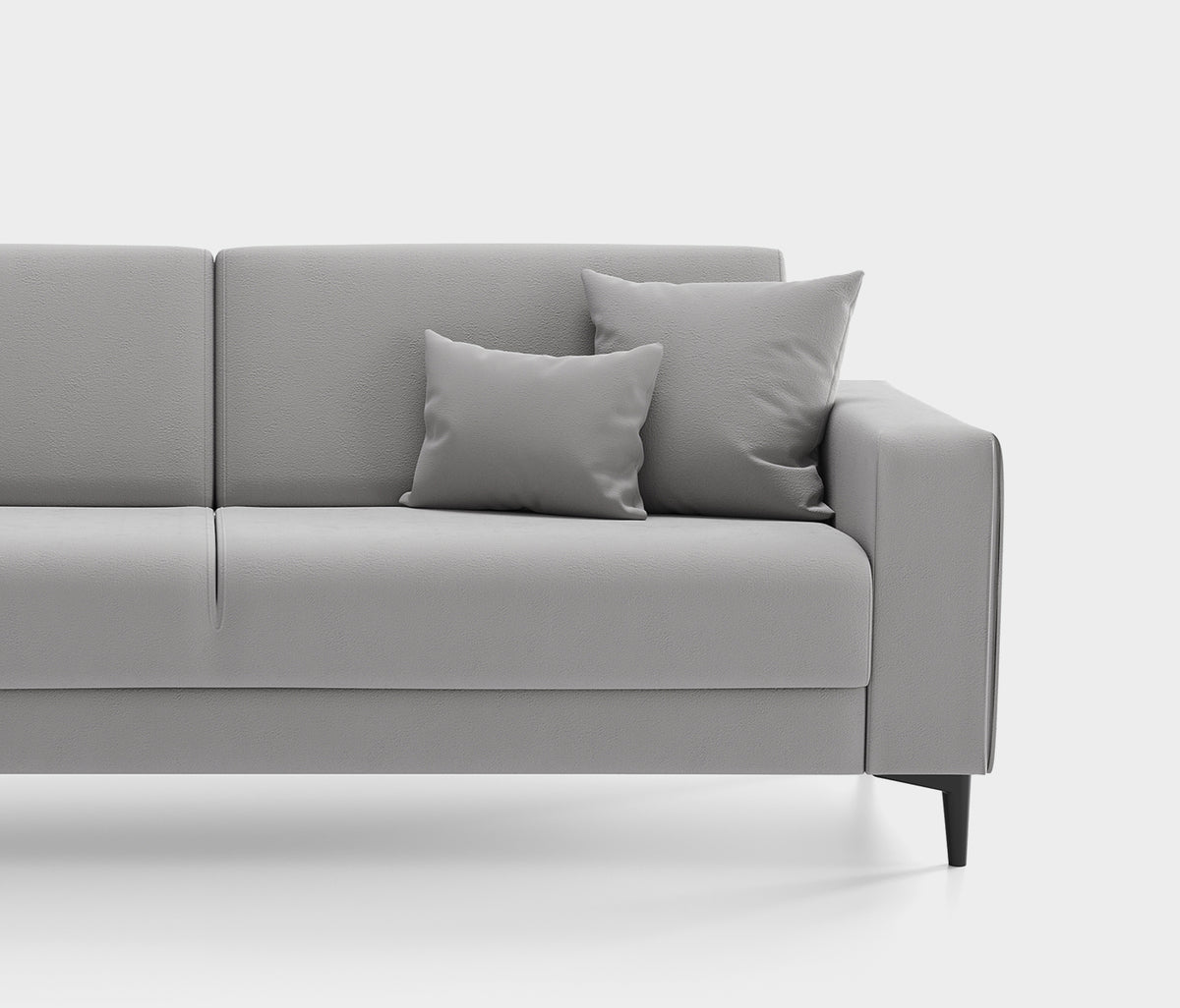 Briza Plus 3-zitsbank met Slaapfunctie Fluweel Grijs - foto 17