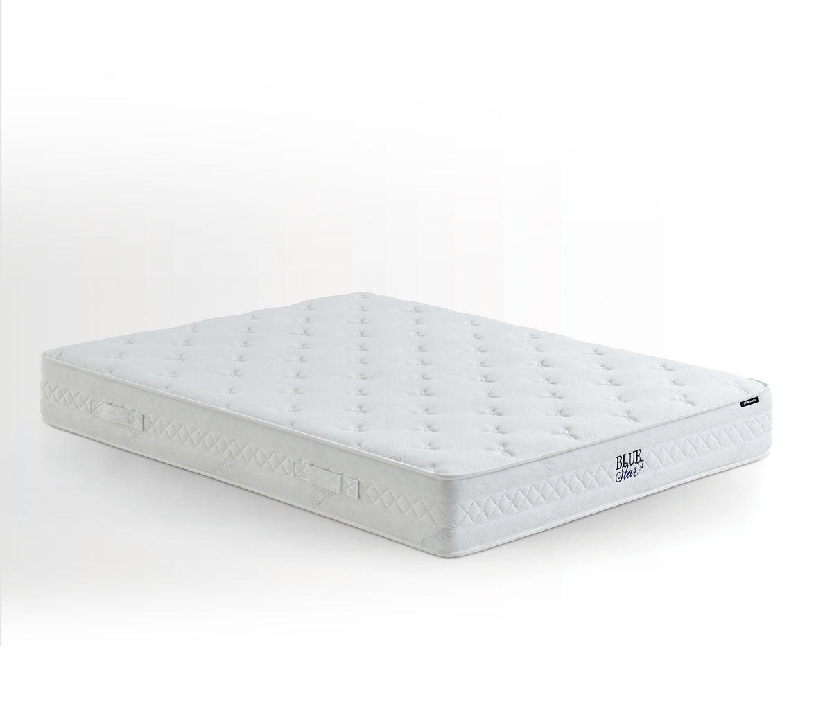 Blue Star & New Canto Matras, Boxspring en Hoofdbord 3-delige Set Blauw - foto 19