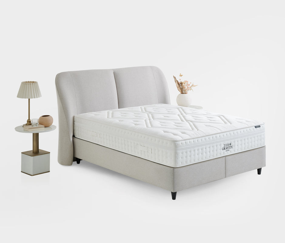 Zero Gravity Latex & Lento Matras, Boxspring en Hoofdbord 3-delige Set