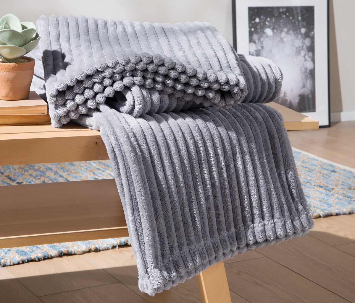 Holly Wellsoft Plaid Grijs