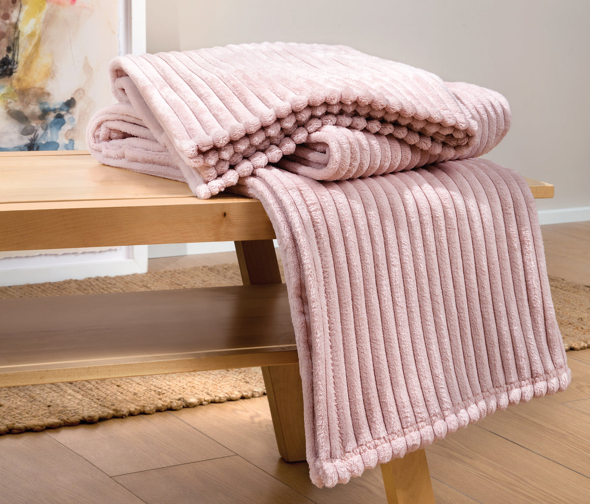Holly Wellsoft Plaid Poederroze