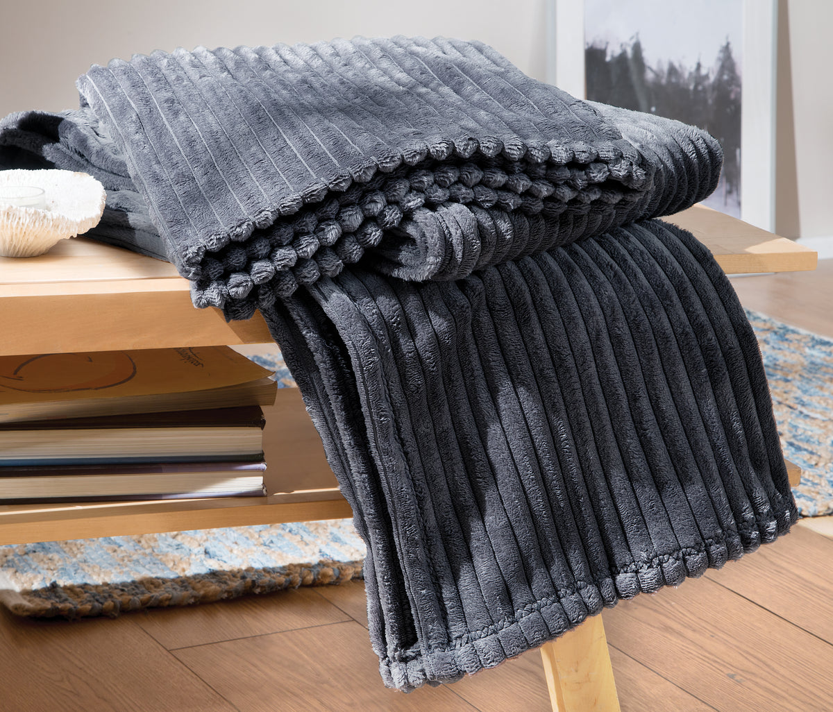 Holly Wellsoft Plaid Antraciet