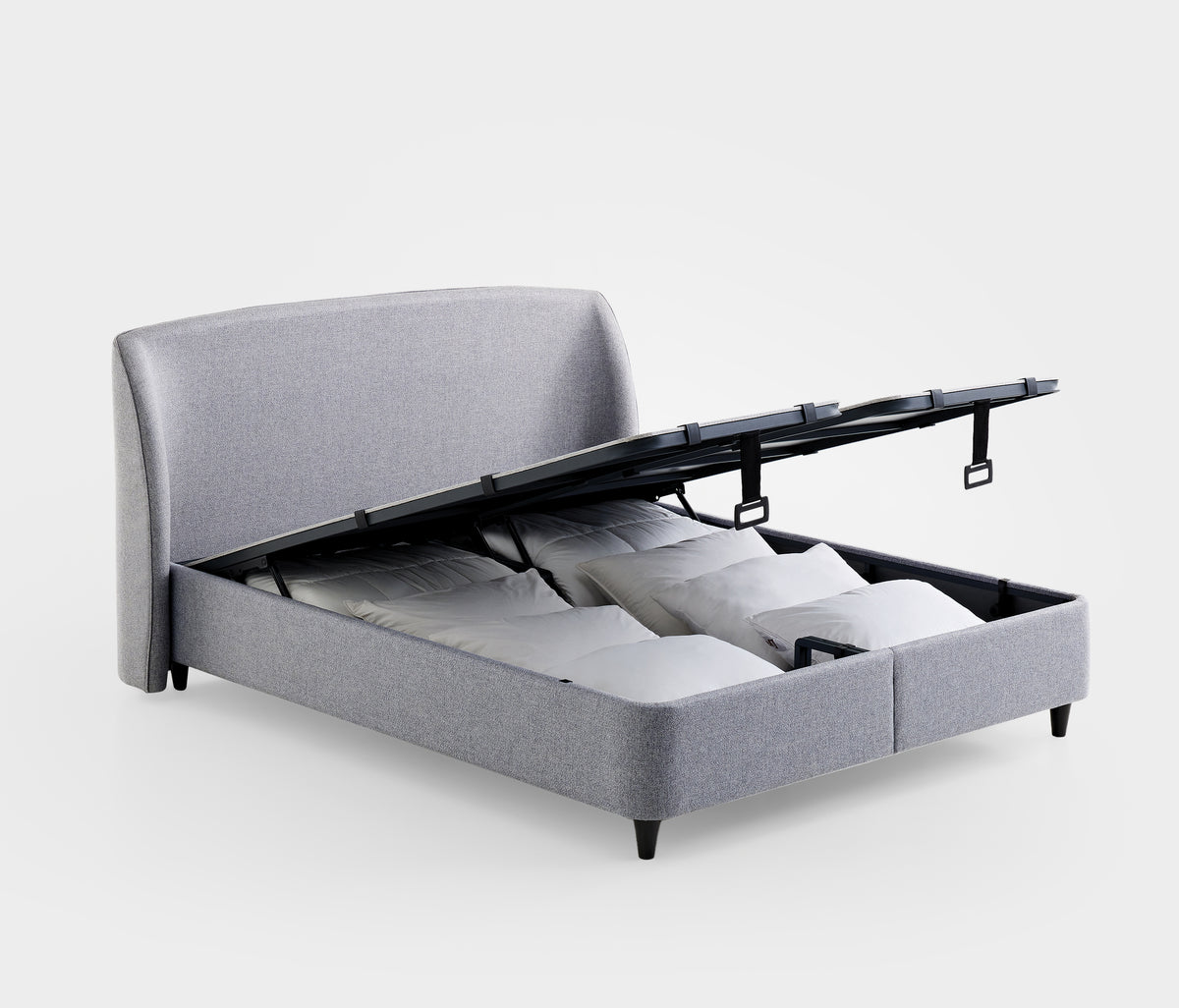 Blue Star & New Canto Matras, Boxspring en Hoofdbord 3-delige Set Zilver - foto 55