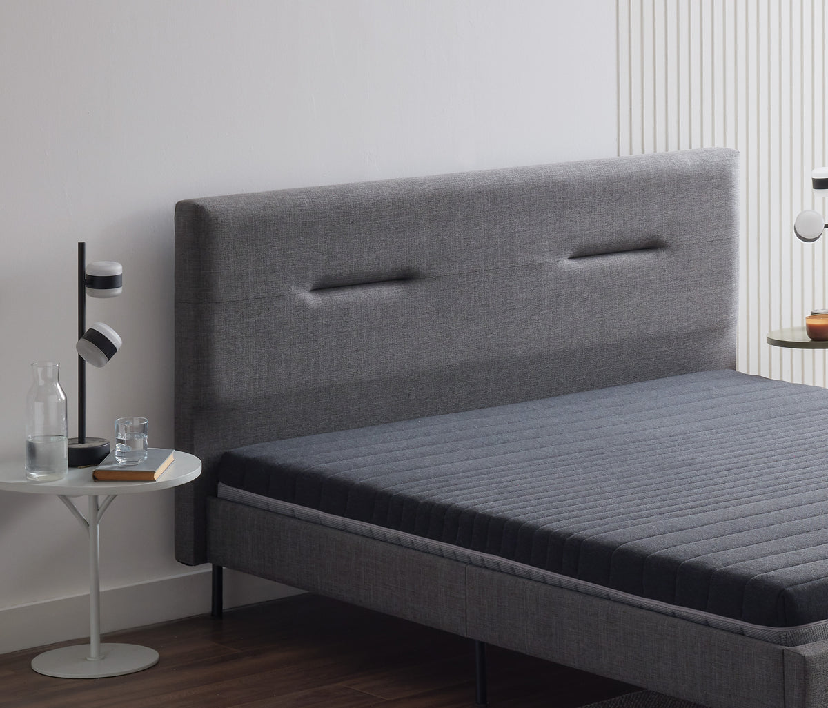 Optimum Support & Sovene Matras, Bed en Hoofdbord Donkergrijs - foto 27