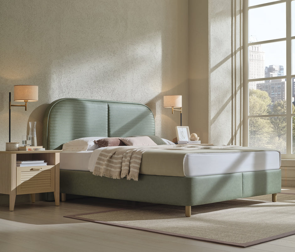 Verona Nieuw Boxspring met Hoofdbord Kunstleer