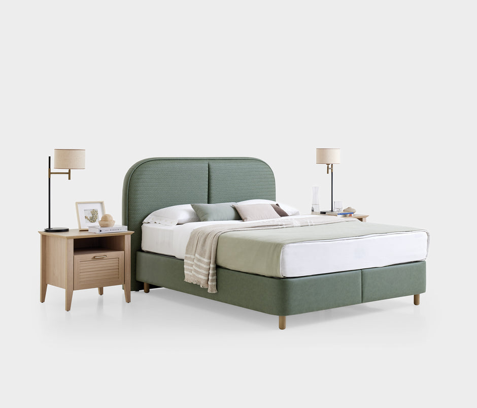 Verona Nieuw Boxspring met Hoofdbord Kunstleer