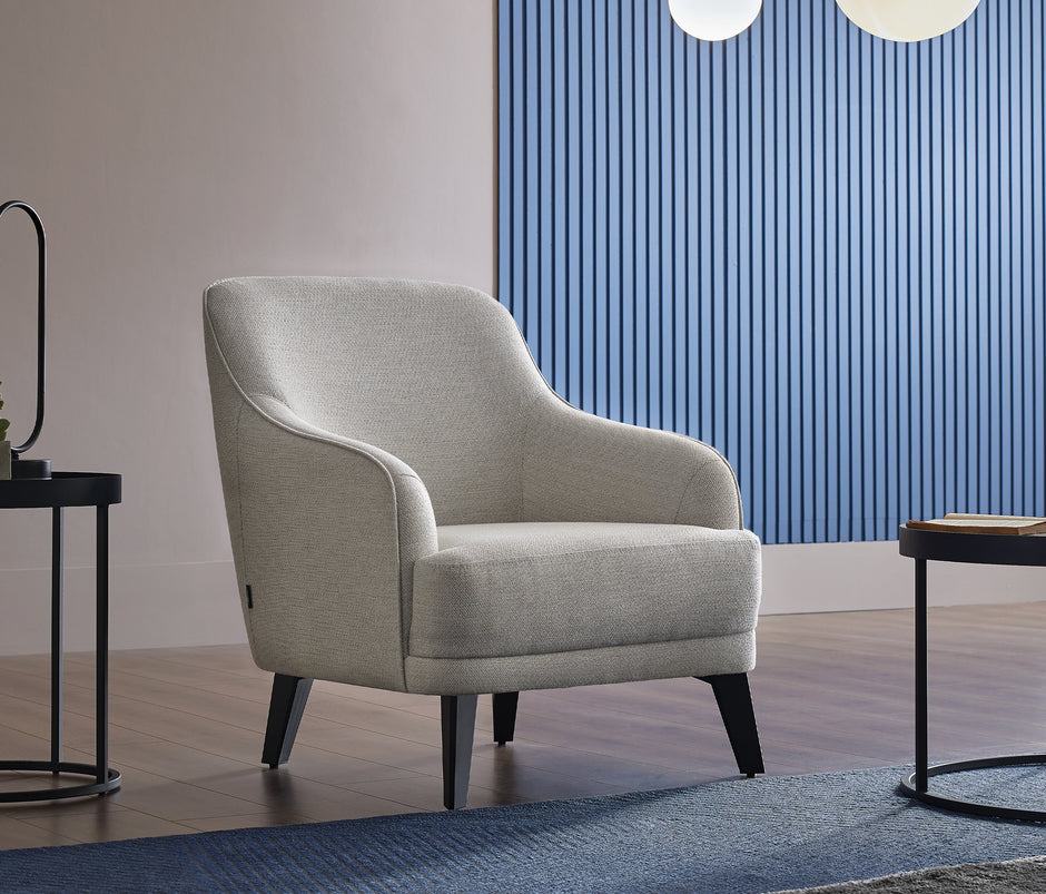 Grace Fauteuil Linnen Look Creme
