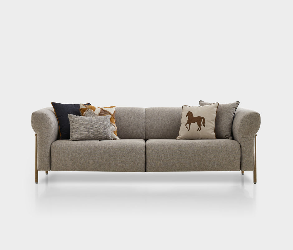 Marsell 3-zitsbank met Slaapfunctie Linnen Look