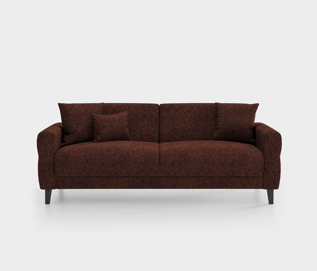 Astera Plus 3-zitsbank met Slaapfunctie Chenille Bruin