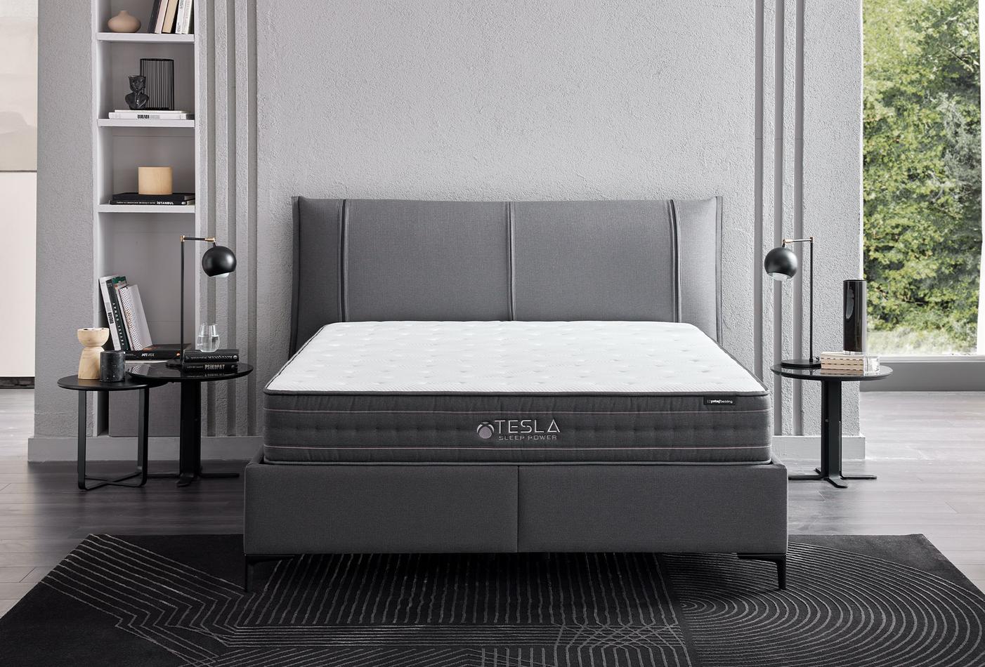 Tesla Sleep Power Bed Boxspring met hoofdbord 90x190 cm - foto 5