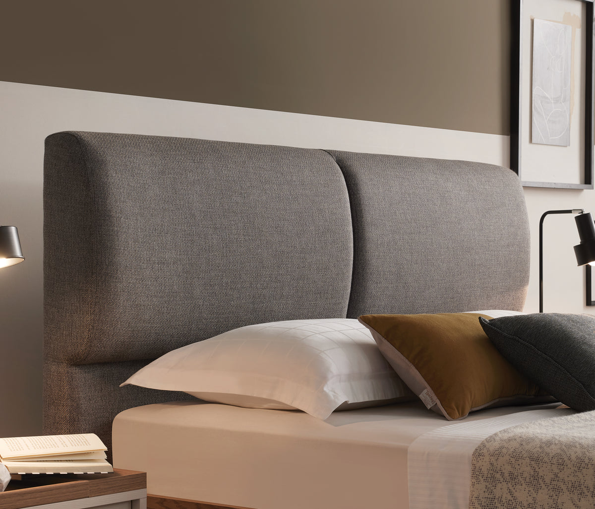 Loreto Boxspring met Hoofdbord Linnen Look Blauw - foto 6
