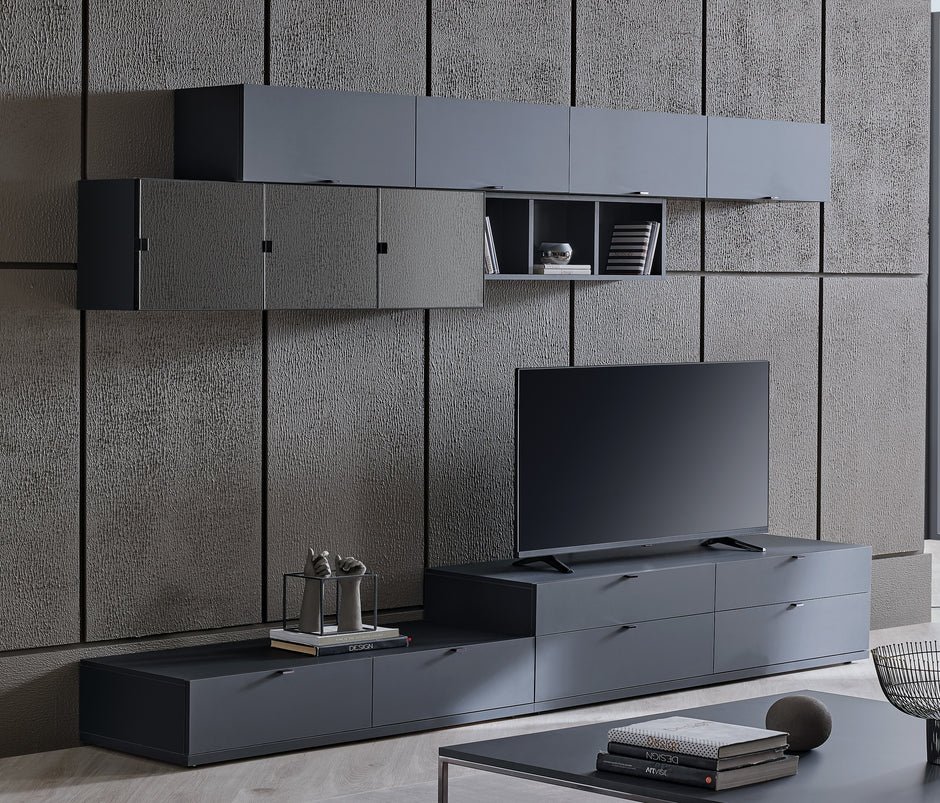 Legato TV-meubel Plankmodule Set van 3 Zwart