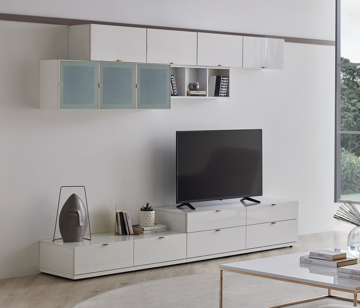 Legato TV-meubel Bovenmodule met Opklapdeur Wit - foto 2