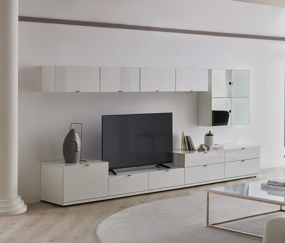 Legato TV-meubel Ondermodule met Deuren Wit