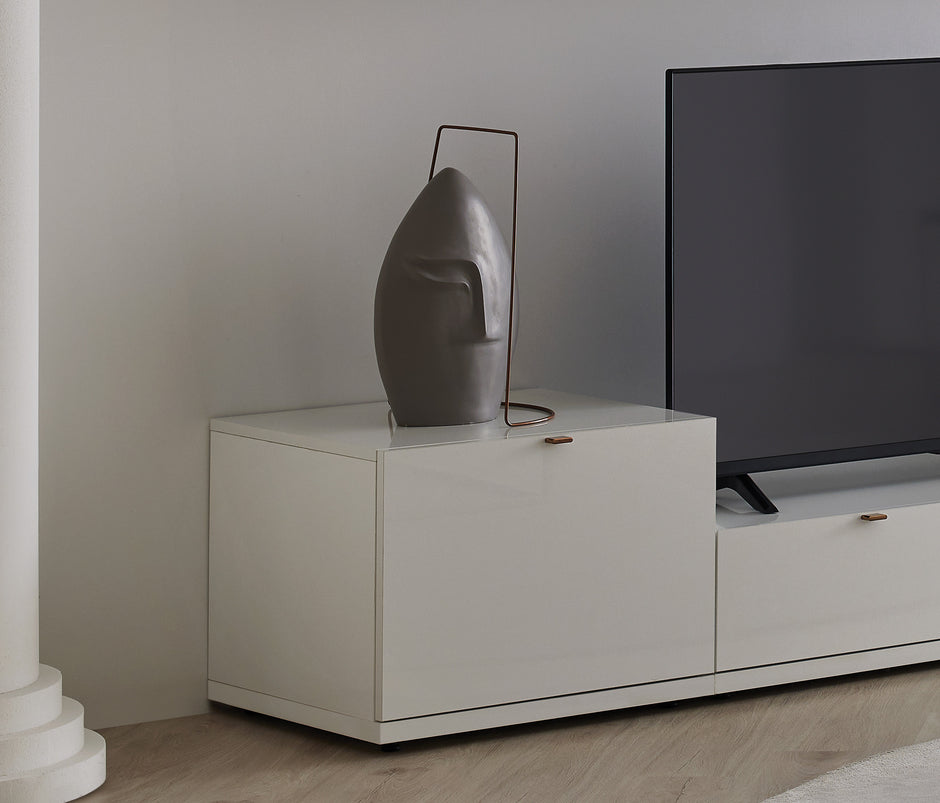 Legato TV-meubel Ondermodule met Deuren Wit