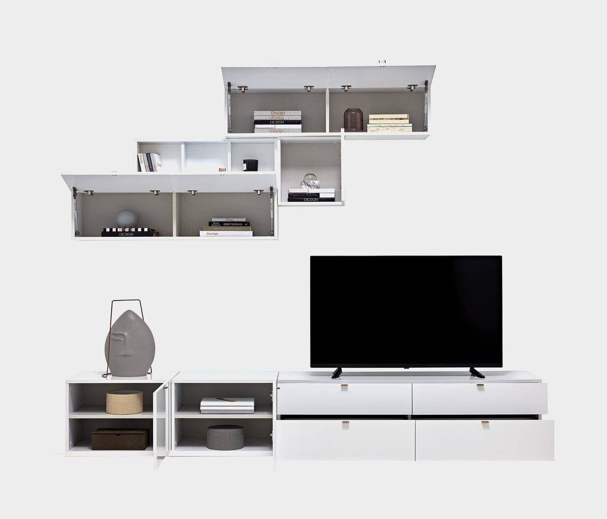 Legato TV-meubel Ondermodule met Deuren Wit - foto 5