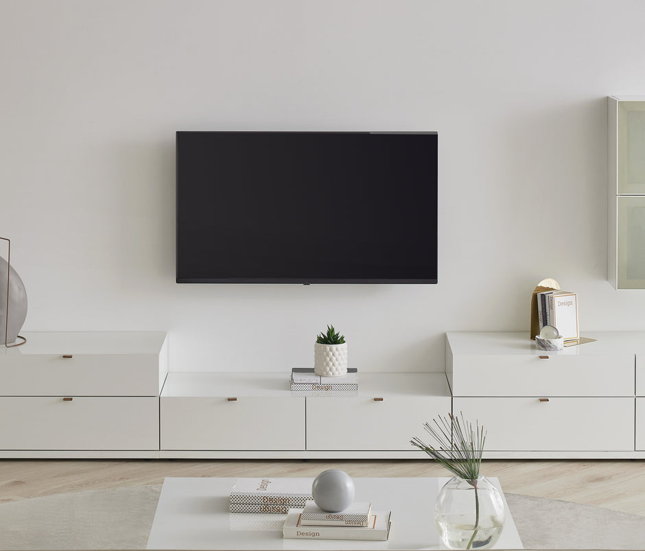 Legato TV-meubel Module met 2 Lades Wit